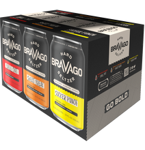 Load image into Gallery viewer, Variety 24-Pack Bravago Hard Seltzer