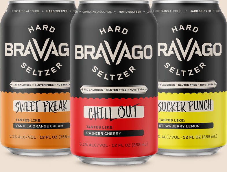 Variety 6-Pack Bravago Hard Seltzer