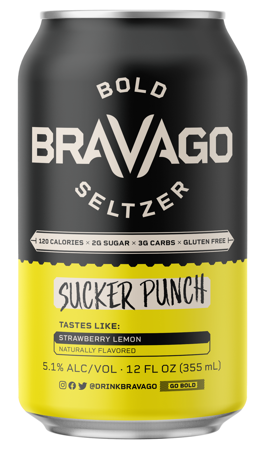 Sucker Punch (Strawberry Lemon) Hard Seltzer 4-Pack